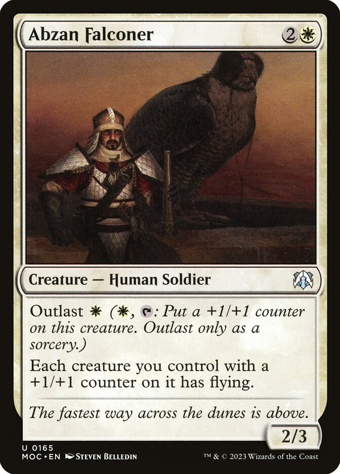 Abzan Falconer – March of the Machine Commander [MOC] – D – #165
