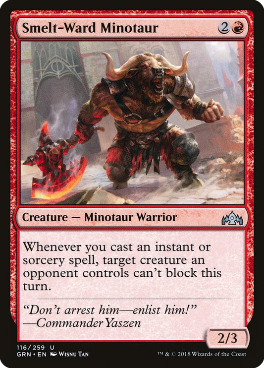Smelt-Ward Minotaur – Guilds of Ravnica [GRN] – D – #116