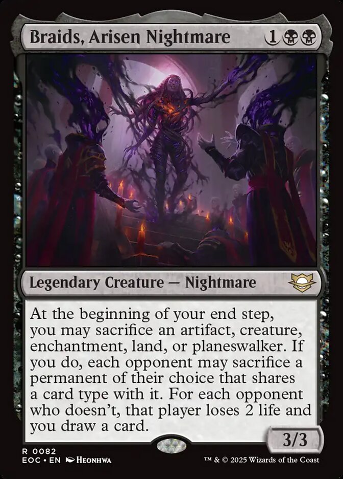 Braids, Arisen Nightmare – Edge of Eternities Commander [EOC] – English – #82