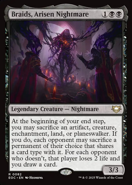 Braids, Arisen Nightmare – Edge of Eternities Commander [EOC] – English – #82