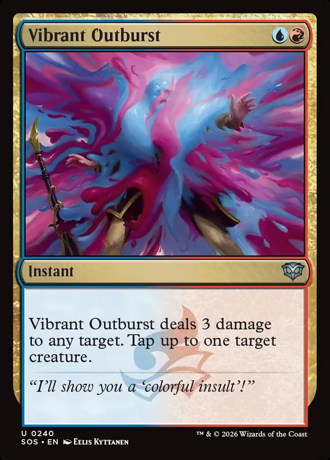 Vibrant Outburst – Secrets of Strixhaven [SOS] – English – #240