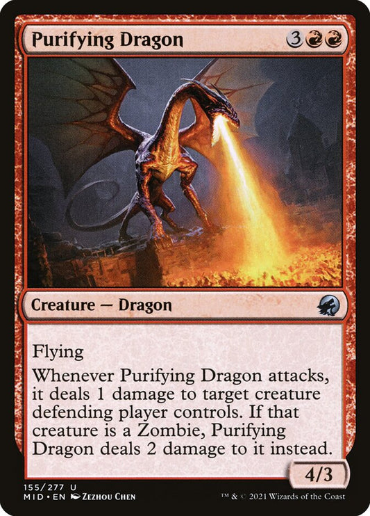 Purifying Dragon – Innistrad: Midnight Hunt [MID] – English – #155