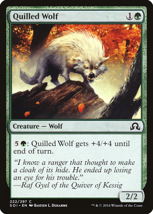 Quilled Wolf – Shadows over Innistrad [SOI] – English – #222