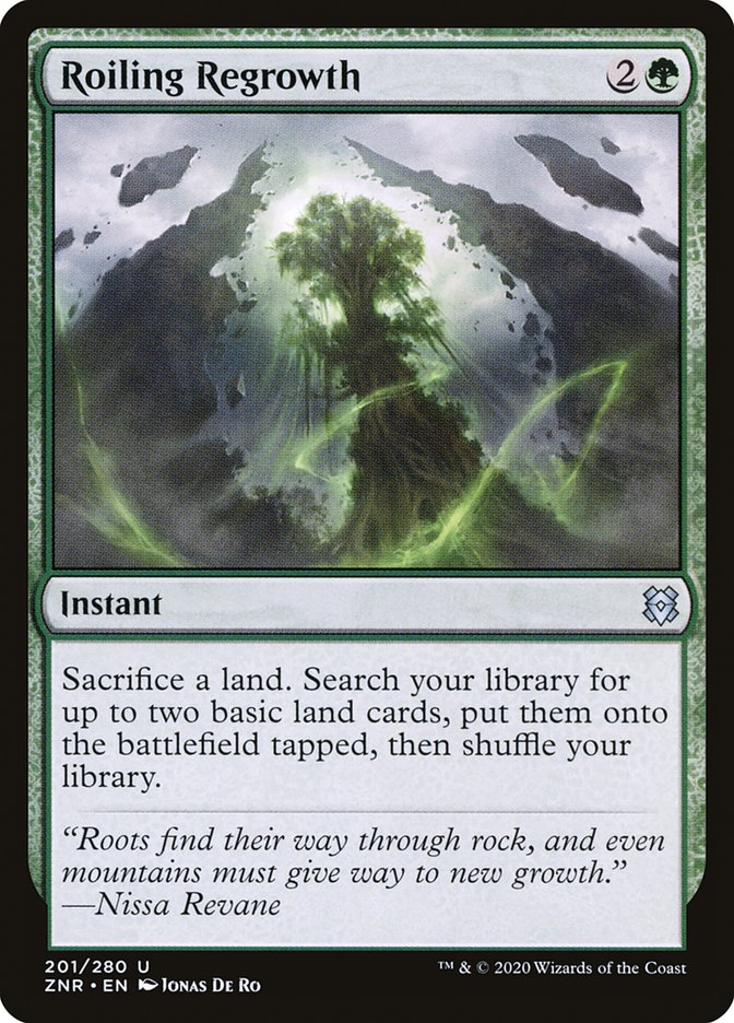 Roiling Regrowth – Zendikar Rising [ZNR] – English – #201