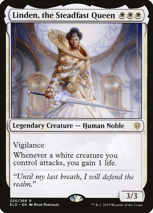 Linden, the Steadfast Queen – Throne of Eldraine [ELD] – English – #20