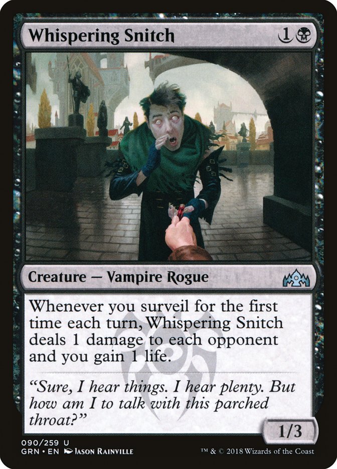 Whispering Snitch – Guilds of Ravnica [GRN] – D – #90