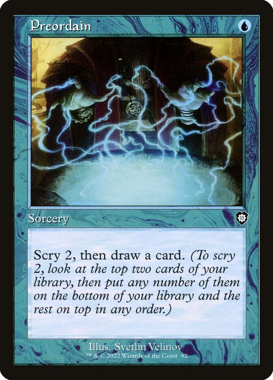 Preordain – The Brothers' War Commander [BRC] – English – #92
