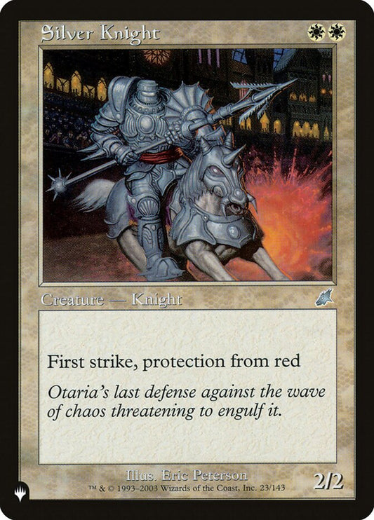 Silver Knight – The List [PLST] – English – #SCG-23