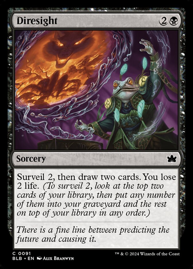 Diresight – Bloomburrow [BLB] – English – #91