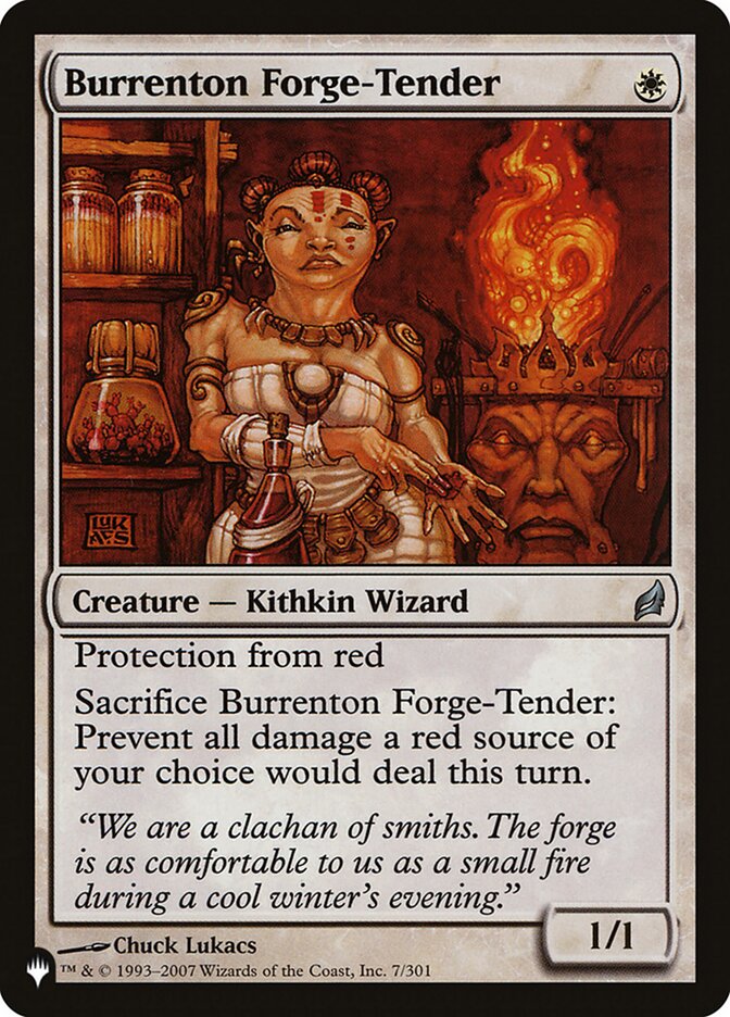 Burrenton Forge-Tender – The List [PLST] – English – #LRW-7