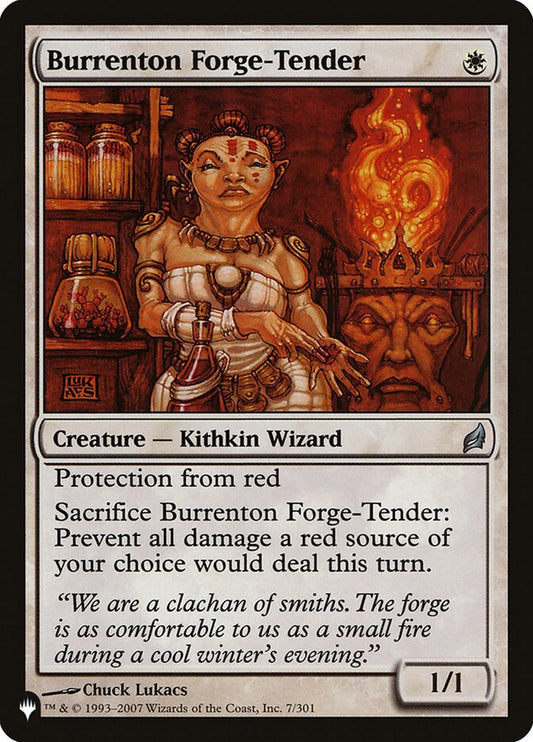 Burrenton Forge-Tender – The List [PLST] – English – #LRW-7