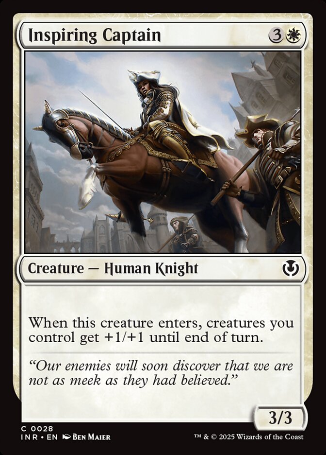 Inspiring Captain – Innistrad Remastered [INR] – D – #28