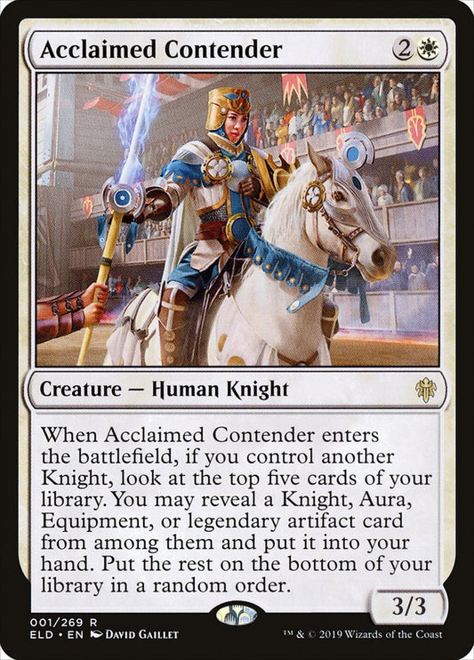 Acclaimed Contender – Throne of Eldraine [ELD] – English – #1