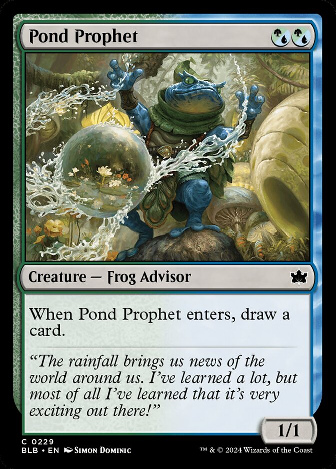 Pond Prophet – Bloomburrow [BLB] – English – #229