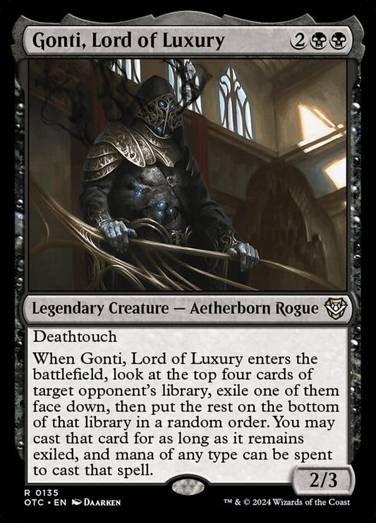 Gonti, Lord of Luxury – Outlaws of Thunder Junction Commander [OTC] – English – #135