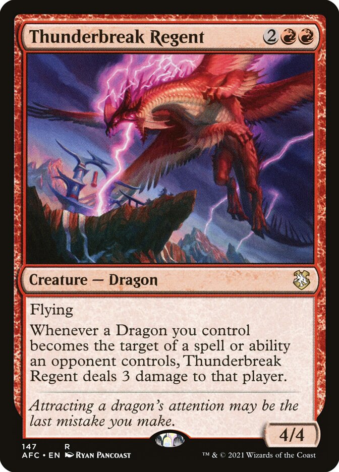 Thunderbreak Regent – Forgotten Realms Commander [AFC] – English – #147