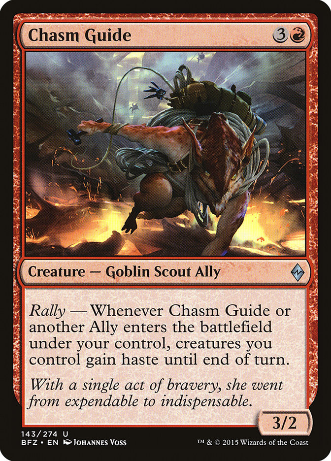 Chasm Guide – Battle for Zendikar [BFZ] – English – #143