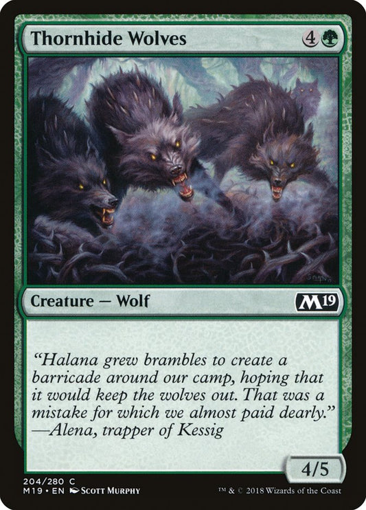 Thornhide Wolves – Core Set 2019 [M19] – English – #204