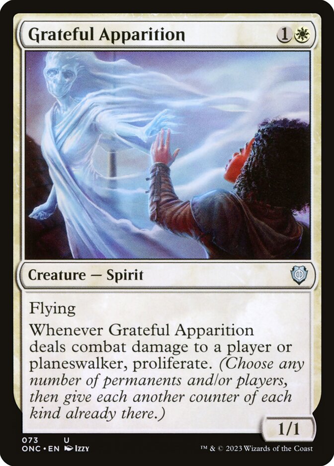 Grateful Apparition – Phyrexia: All Will Be One Commander [ONC] – D – #73
