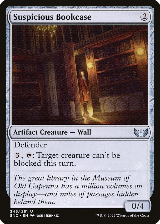 Suspicious Bookcase – Streets of New Capenna [SNC] – D – #245