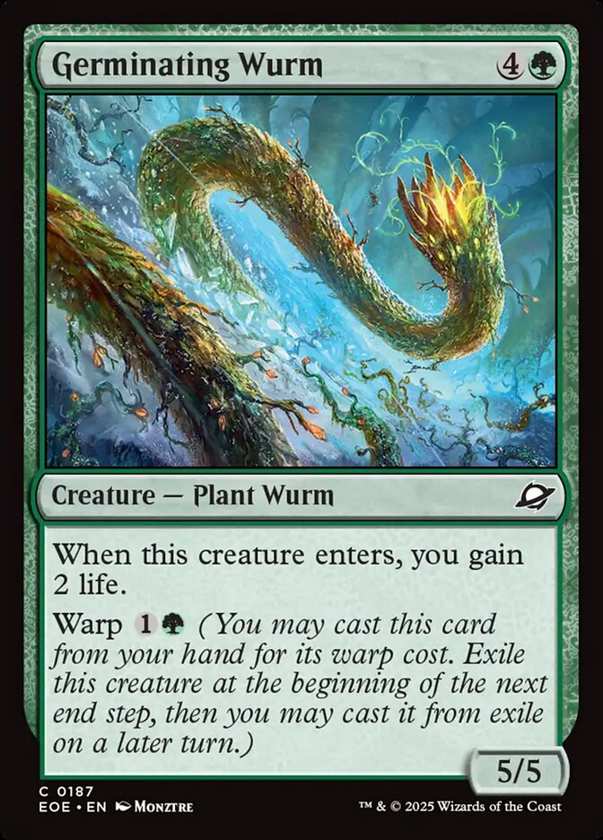 Germinating Wurm – Edge of Eternities [EOE] – JP – #187
