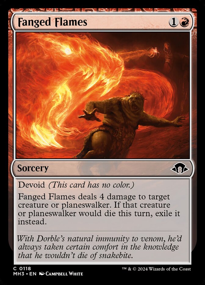 Fanged Flames – Modern Horizons 3 [MH3] – English – #118