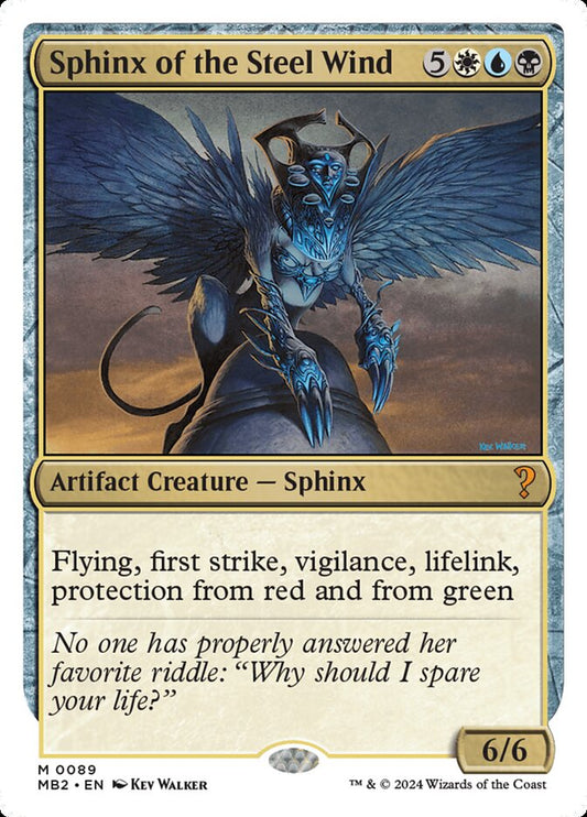 Sphinx of the Steel Wind – Mystery Booster 2 [MB2] – English – #89