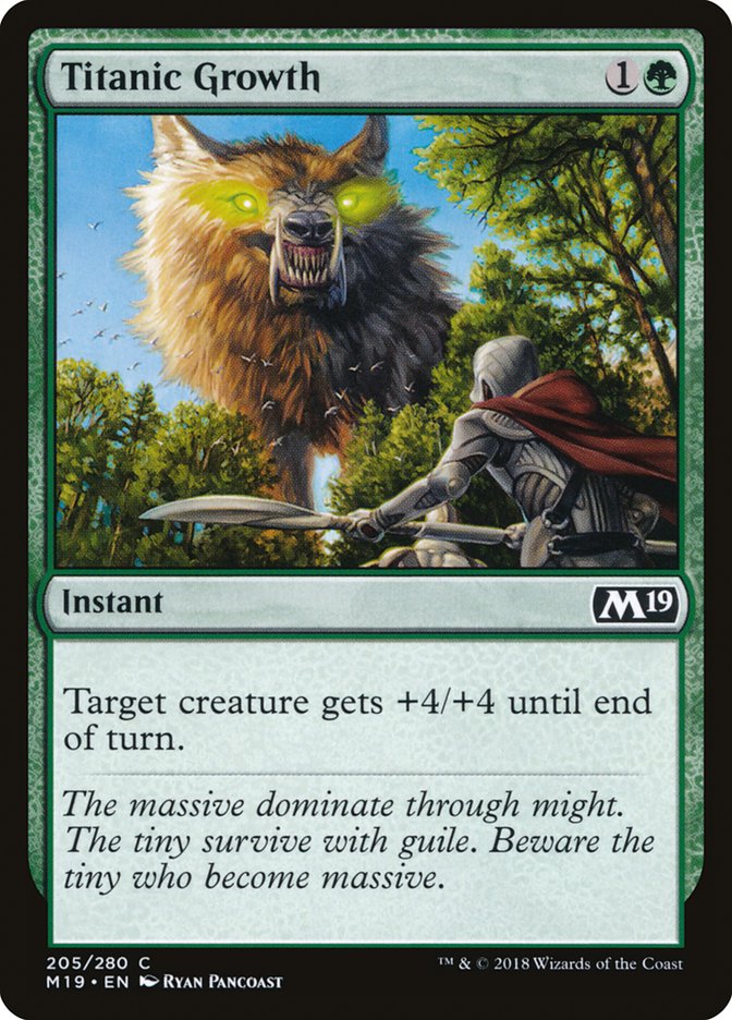 Titanic Growth – Core Set 2019 [M19] – D – #205