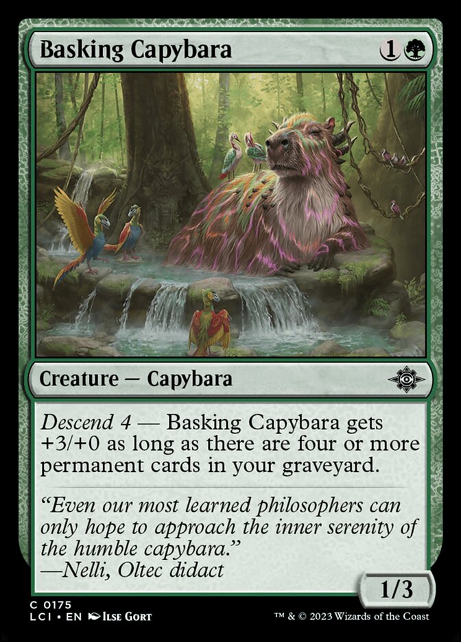 Basking Capybara – The Lost Caverns of Ixalan [LCI] – D – #175
