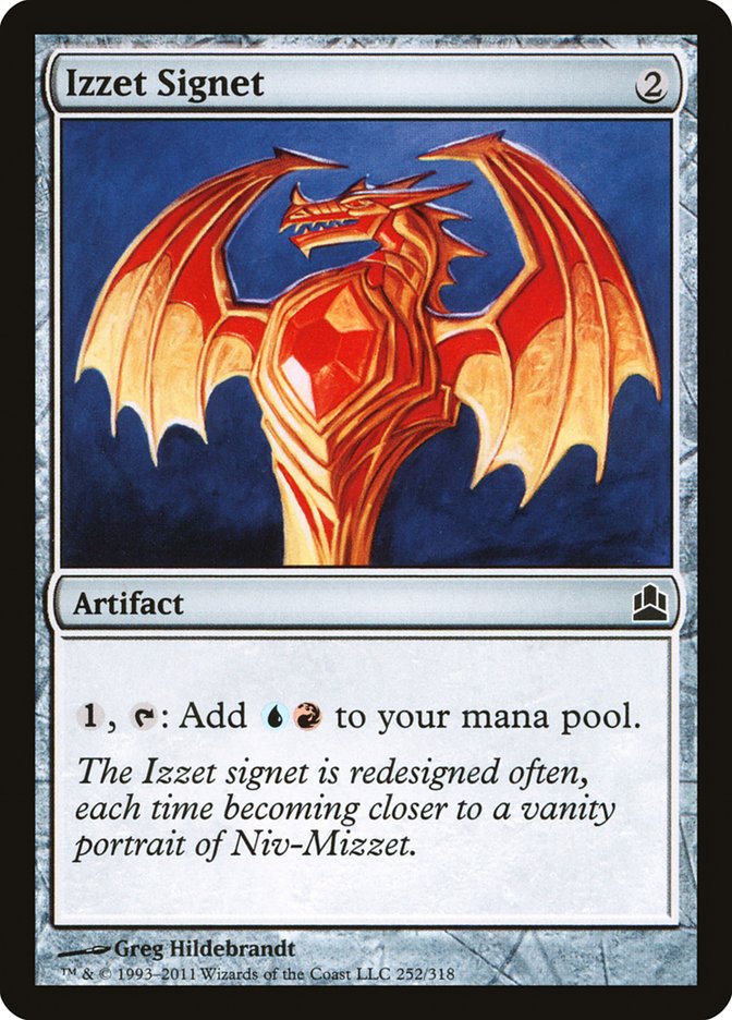 Izzet Signet – Commander 2011 [CMD] – D – #252