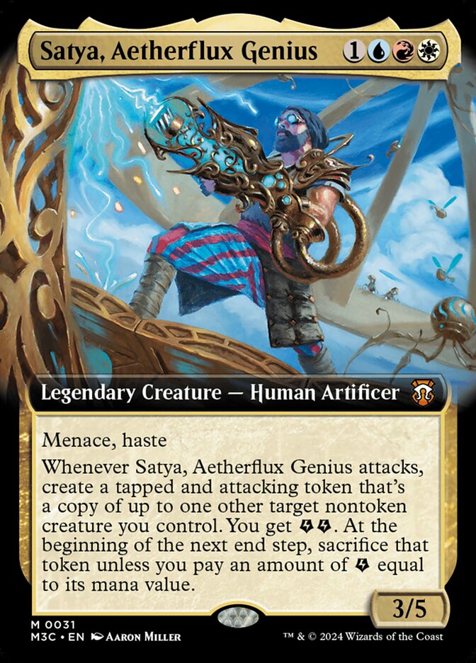 Satya, Aetherflux Genius – Modern Horizons 3 Commander [M3C] – English – #31