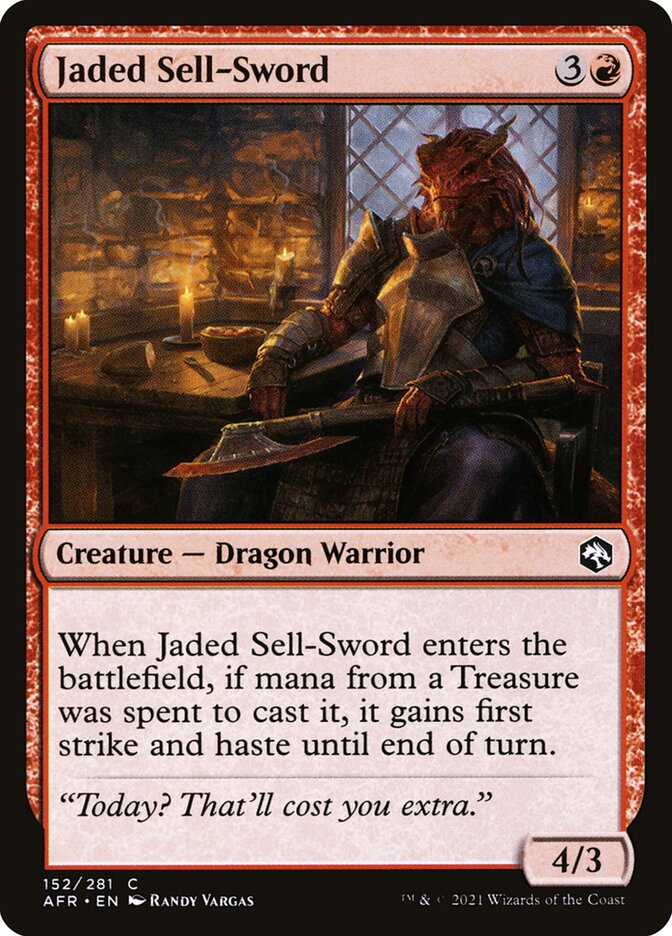 Jaded Sell-Sword – Adventures in the Forgotten Realms [AFR] – D – #152