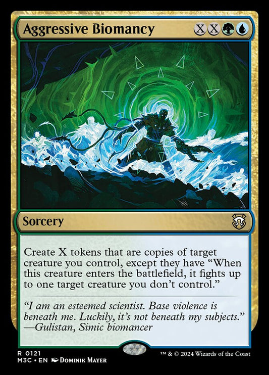 Aggressive Biomancy – Modern Horizons 3 Commander [M3C] – English – #121