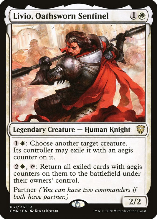 Livio, Oathsworn Sentinel – Commander Legends [CMR] – English – #31
