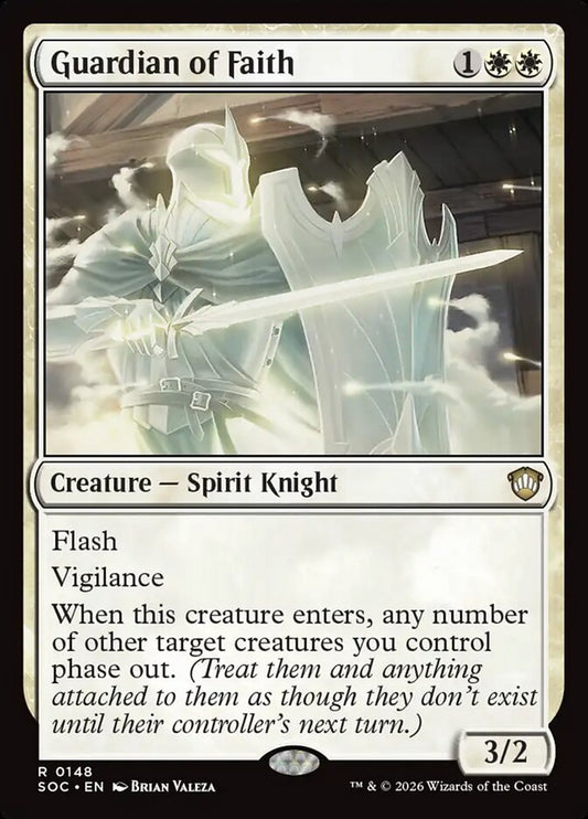 Guardian of Faith – Secrets of Strixhaven Commander [SOC] – English – #148