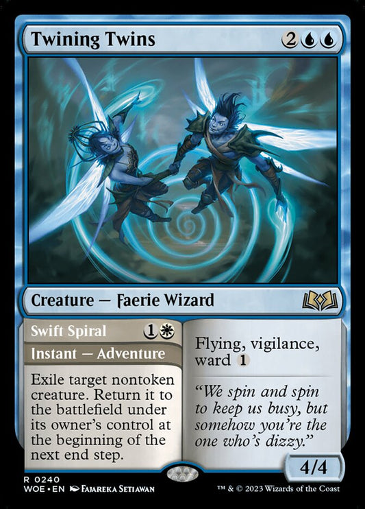 Twining Twins // Swift Spiral – Wilds of Eldraine [WOE] – English – #240