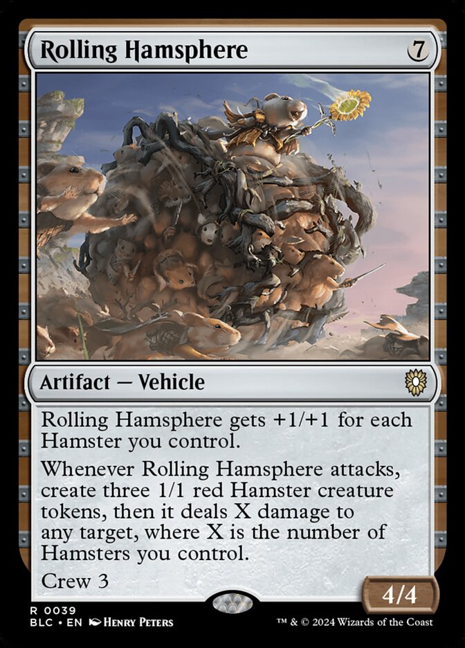 Rolling Hamsphere – Bloomburrow Commander [BLC] – English – #39