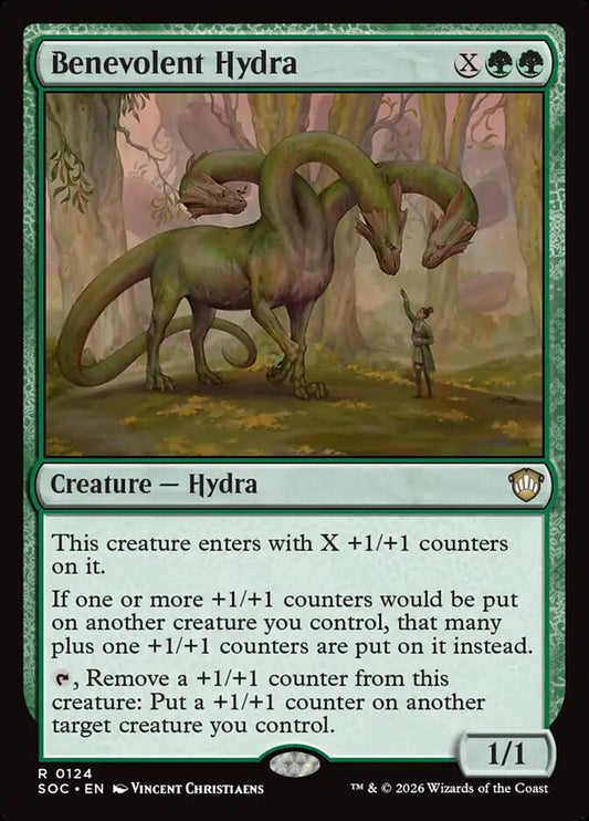 Benevolent Hydra – Secrets of Strixhaven Commander [SOC] – English – #124