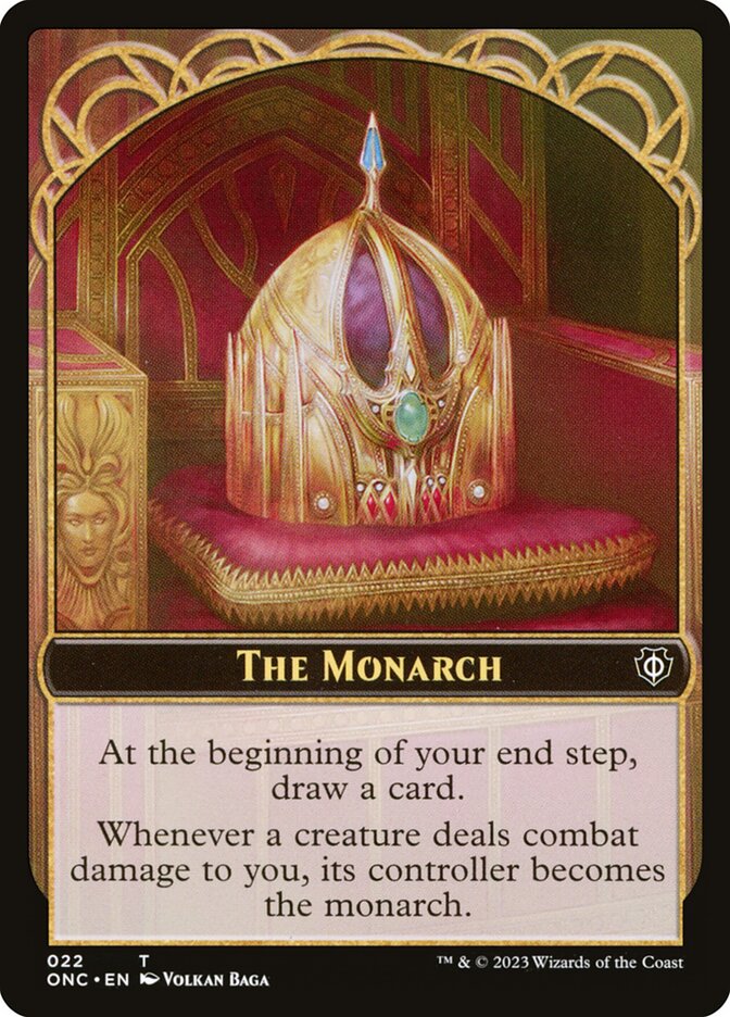 The Monarch – Phyrexia: All Will Be One Commander Tokens [TONC] – D – #22