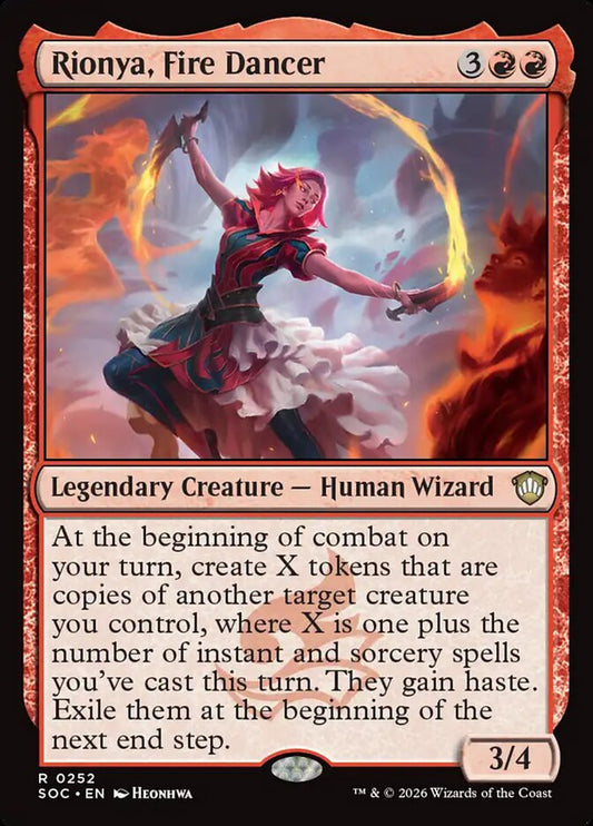 Rionya, Fire Dancer – Secrets of Strixhaven Commander [SOC] – English – #252