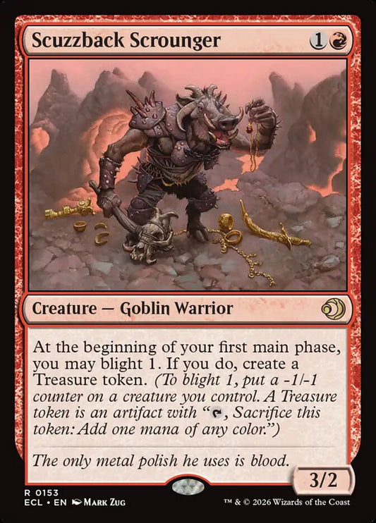 Scuzzback Scrounger – Lorwyn Eclipsed [ECL] – English – #153