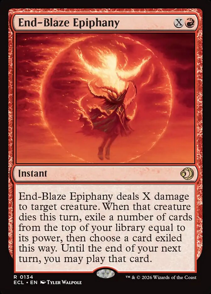 End-Blaze Epiphany – Lorwyn Eclipsed [ECL] – English – #134