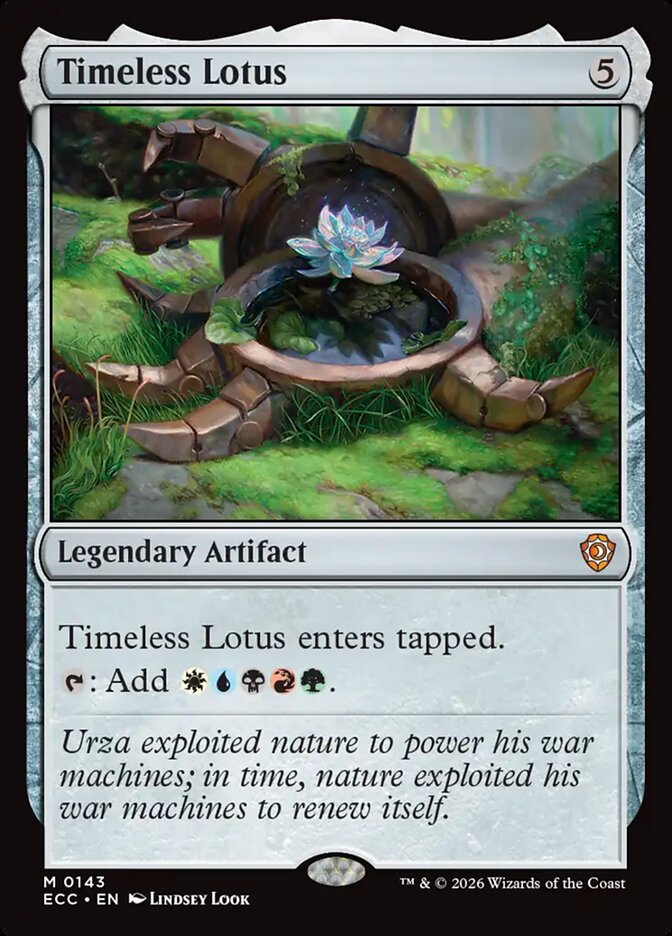 Timeless Lotus – Lorwyn Eclipsed Commander [ECC] – English – #143