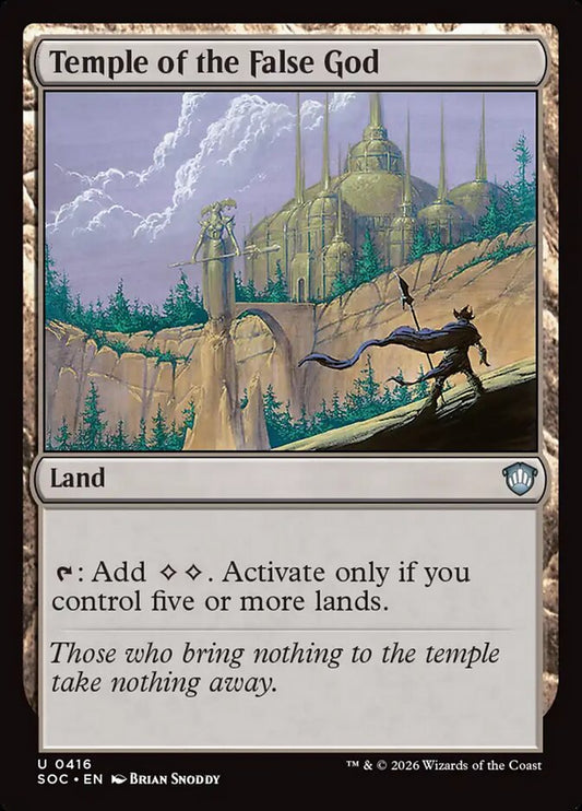 Temple of the False God – Secrets of Strixhaven Commander [SOC] – English – #416