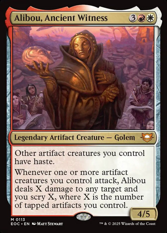 Alibou, Ancient Witness – Edge of Eternities Commander [EOC] – English – #113