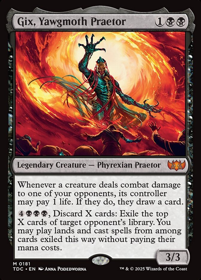 Gix, Yawgmoth Praetor – Tarkir: Dragonstorm Commander [TDC] – English – #181