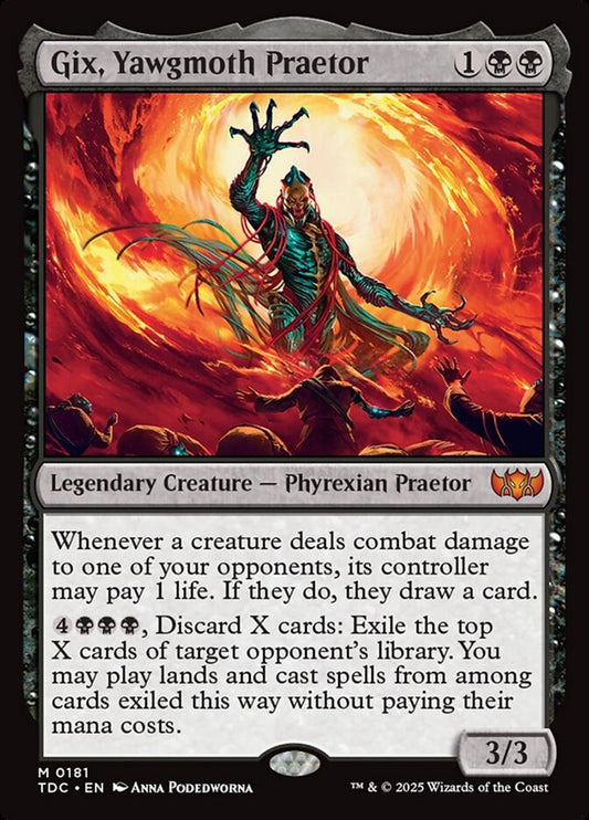 Gix, Yawgmoth Praetor – Tarkir: Dragonstorm Commander [TDC] – English – #181