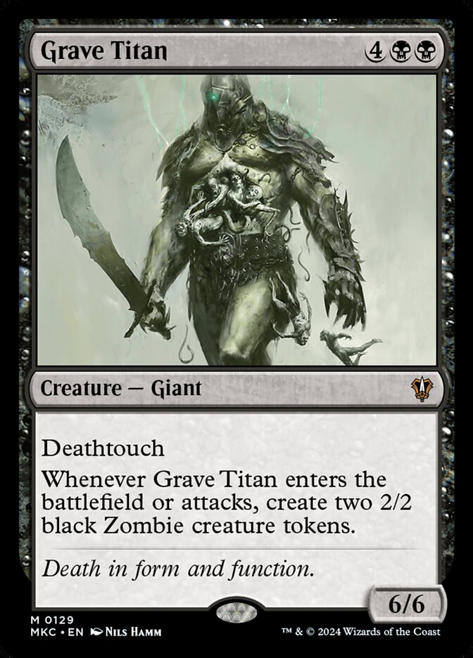Grave Titan – Murders at Karlov Manor Commander [MKC] – English – #129