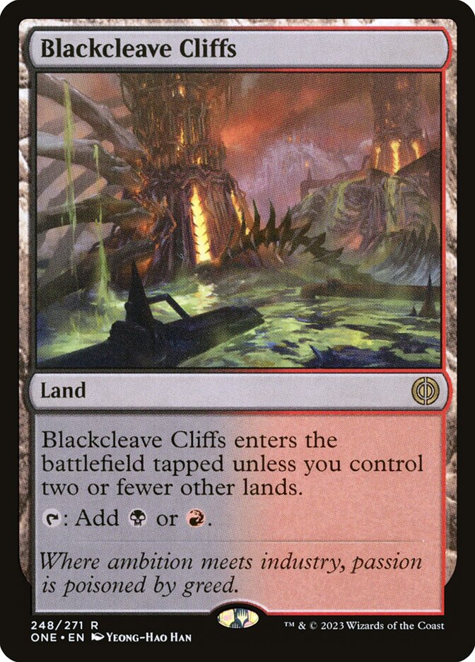Blackcleave Cliffs – Phyrexia: All Will Be One [ONE] – English – #248