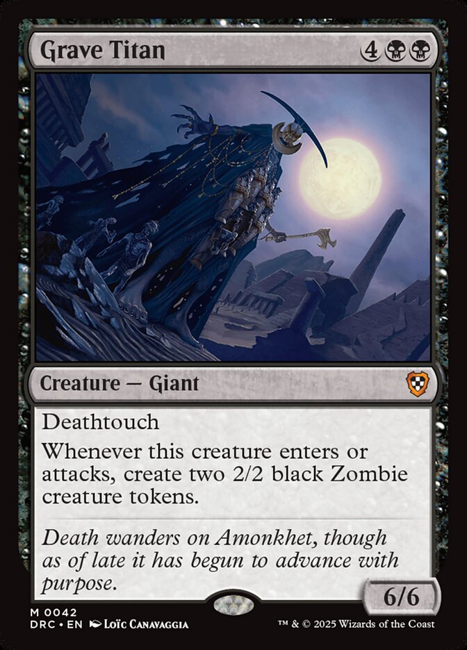 Grave Titan – Aetherdrift Commander [DRC] – English – #42